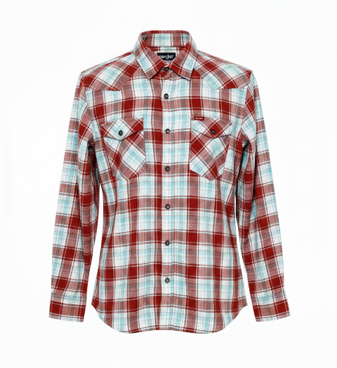 WRANGLAR F/S SHIRT (RED)