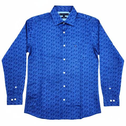 TOMMY H. F/S Shirt (Blue)