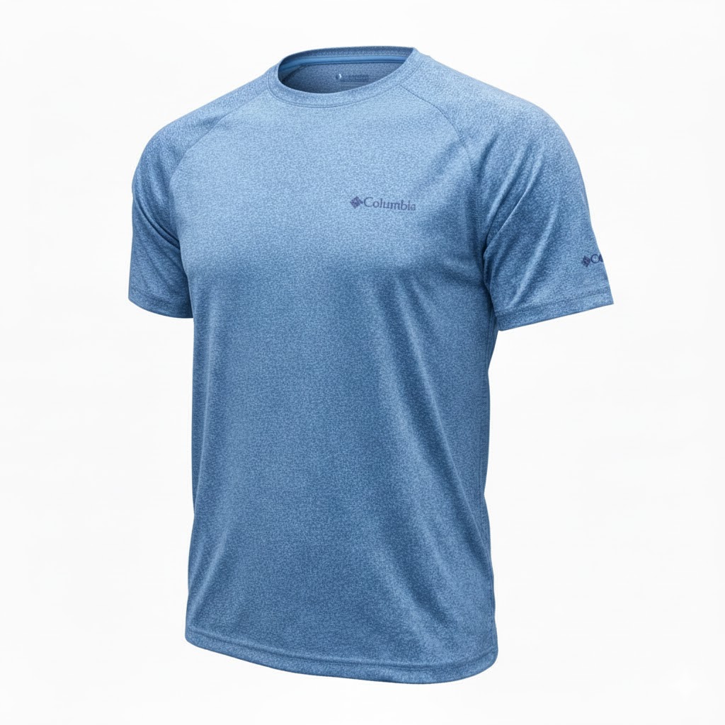 COLUMBIA MENS T-SHIRT (SKY BLUE)